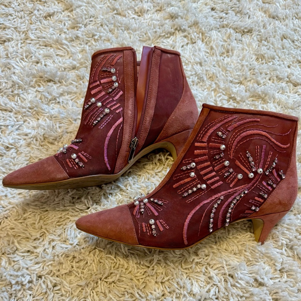 Diamond & Pearl Booties